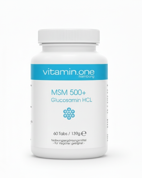 MSM Glucosamin HCL vegan Tabs für Gelenke