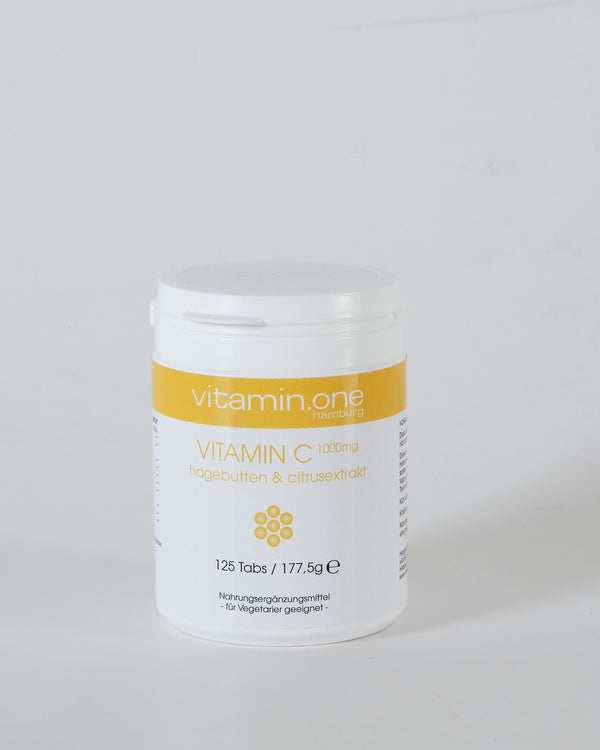 Vitamin C 1000mg Tabs mit Hagebutte und Bioflavonoiden