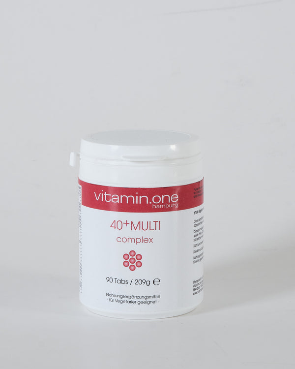 40+ Multi Complex mit 40 Vitaminen und Mineralstoffen"