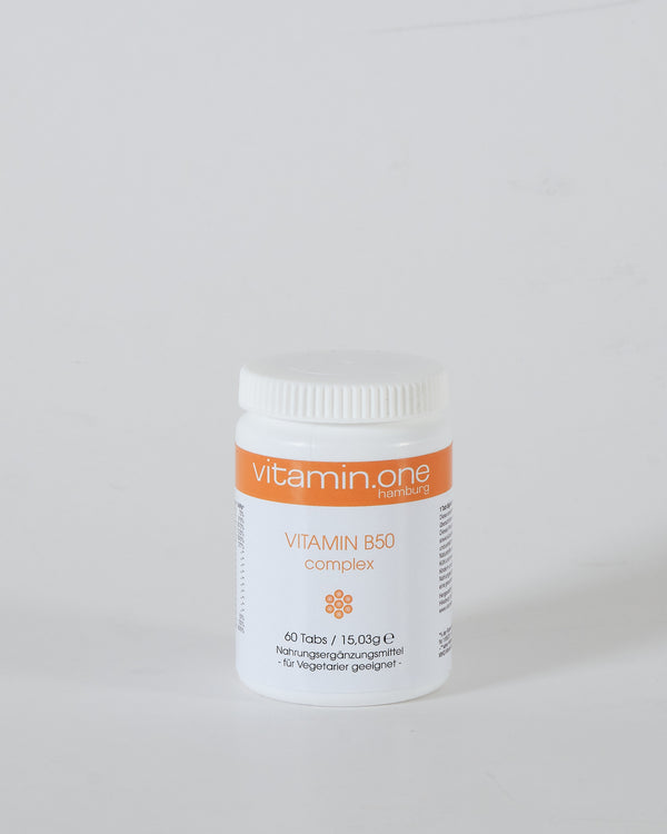 Vitamin B50 Complex Kapseln hochdosiert für Energie