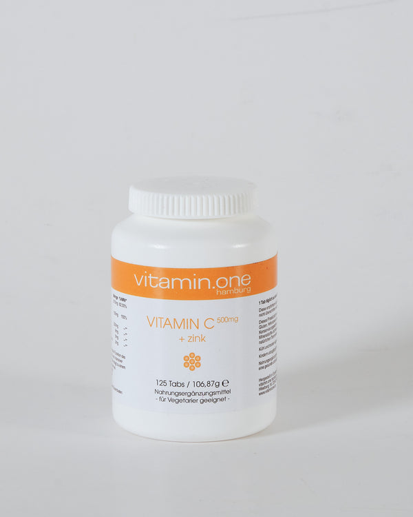 Vitamin C 500mg Zink 15mg Tabs für Immunsystem
